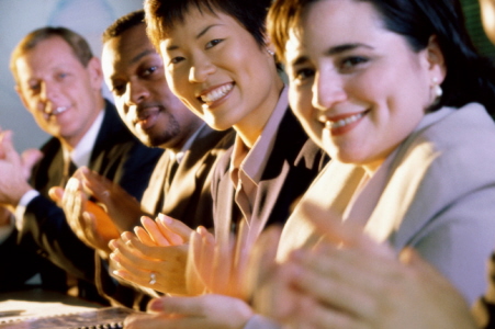 Group clapping