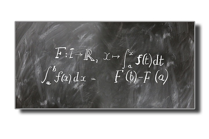 differential calculus equation written on chalkboard