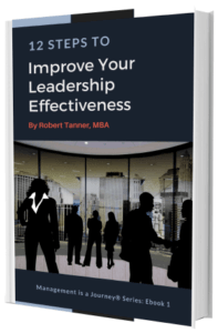 Book cover for 12 Steps to Effective Leadership by Robert Tanner, MBA